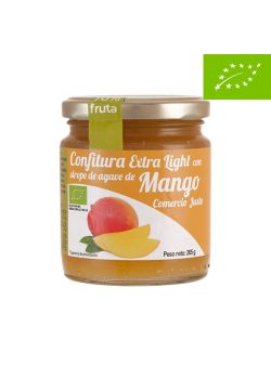 Tarro de confitura de mango ecológica elaborada con sirope de agave de Comercio Justo