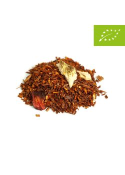 Rooibos de Navidad a franel con trozos enteros de frutas y especias