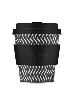 Vaso reutilizable PLA de EcoffeeCup con tapa de silicona. Ideal para bebidas calientes y frías y evitar vasos de un solo uso.