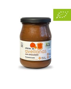 Crema de avellana y cacao ecológica y de Comercio Justo