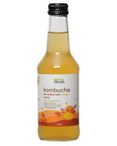 Kombucha de rooibos sin te&iacute;na. 