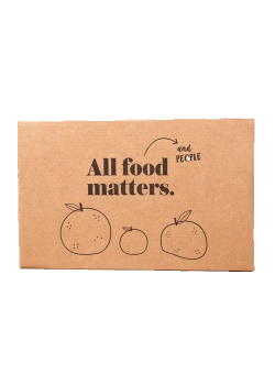 Caja regalo solidario con mermeladas y patés elaborados con frutas y verduras "Imperfectas" que no llegan a los lineales de los supermercados.