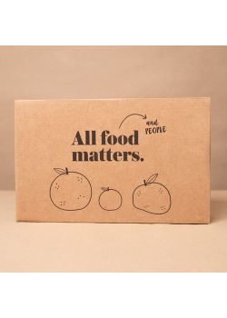 Caja regalo solidario con mermeladas y patés elaborados con frutas y verduras "Imperfectas" que no llegan a los lineales de los supermercados.