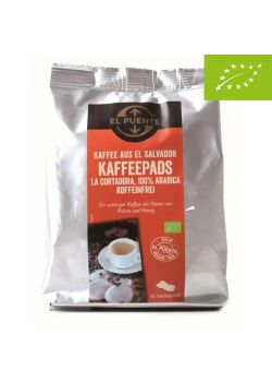 Café monodosis ecológico y descafeinado de Comercio Justo 18 monodosis