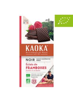 Chocolate Kaoka negro Frambuesa