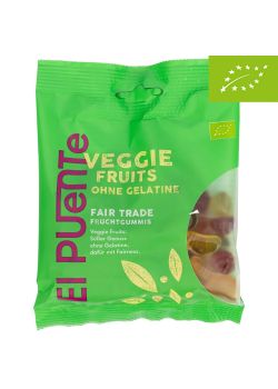 Gominolas veganas, ecológicas y de Comercio Justo elaboradas con zumos y azúcar de caña integral