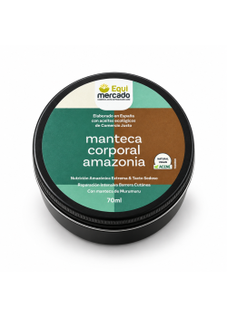 Manteca corpoal amazonia con muru muru
