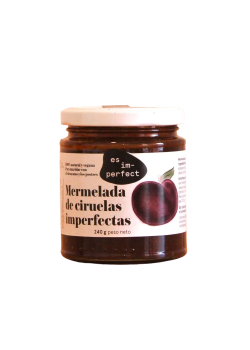 Mermelada de ciruelas imperfectas