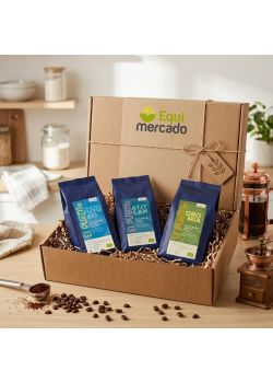 Pack regalo Navidad cafés Coemrcio Justo ecológicos