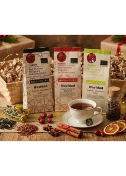 Trilogía de Tés de Navidad Ecológicos y de Comercio Justo