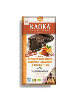 Chocolate Kaoka negro con jengibre confitado