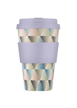 Vaso reutilizable con tapa de silicona para bebidas calientes de 400 ml