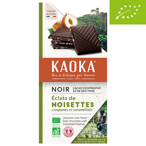 Chocolate con avellanas Kaoka