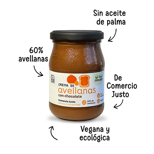 Crema de avellanas y cacao EquiMercado